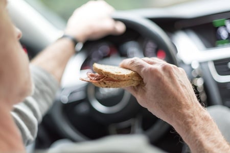 Eating and Driving: A Bad Combination