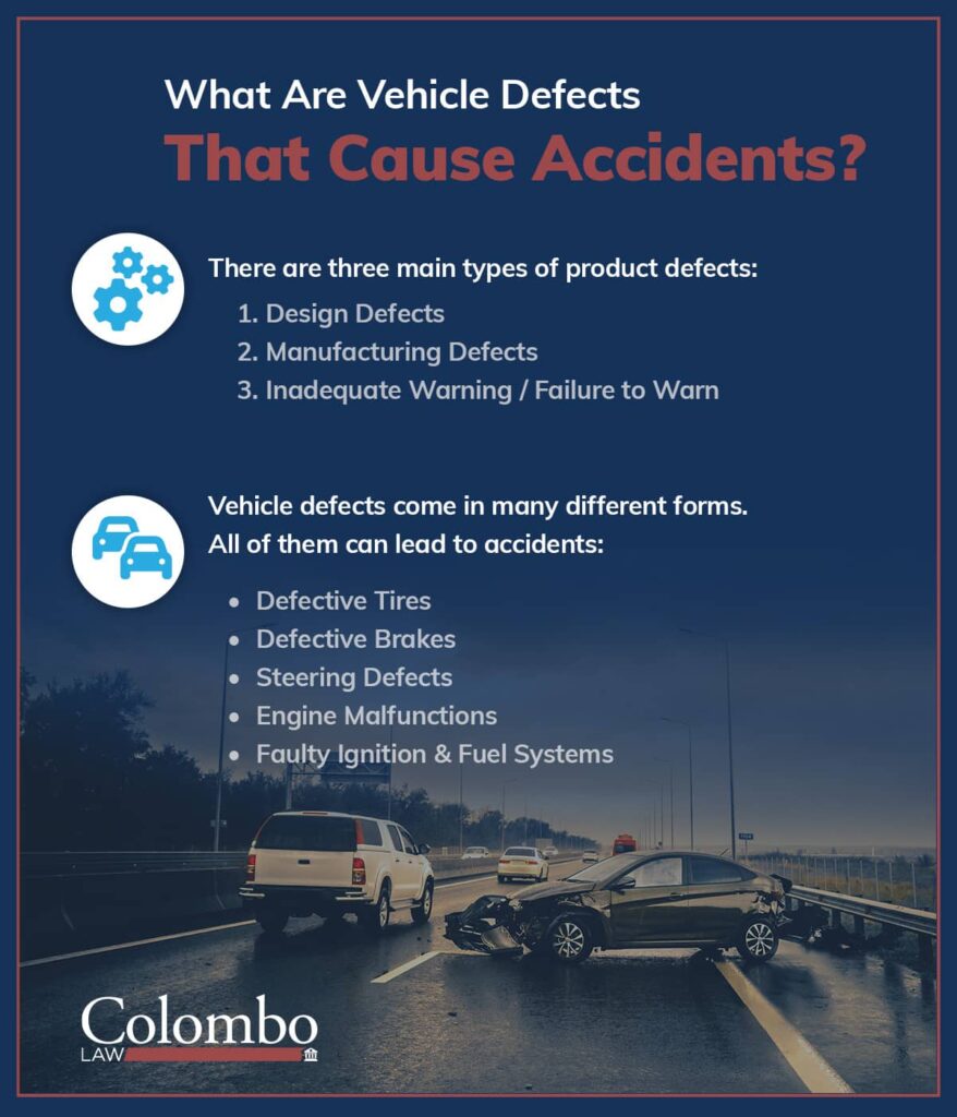 What are vehicle defects that cause accidents? | Colombo Law