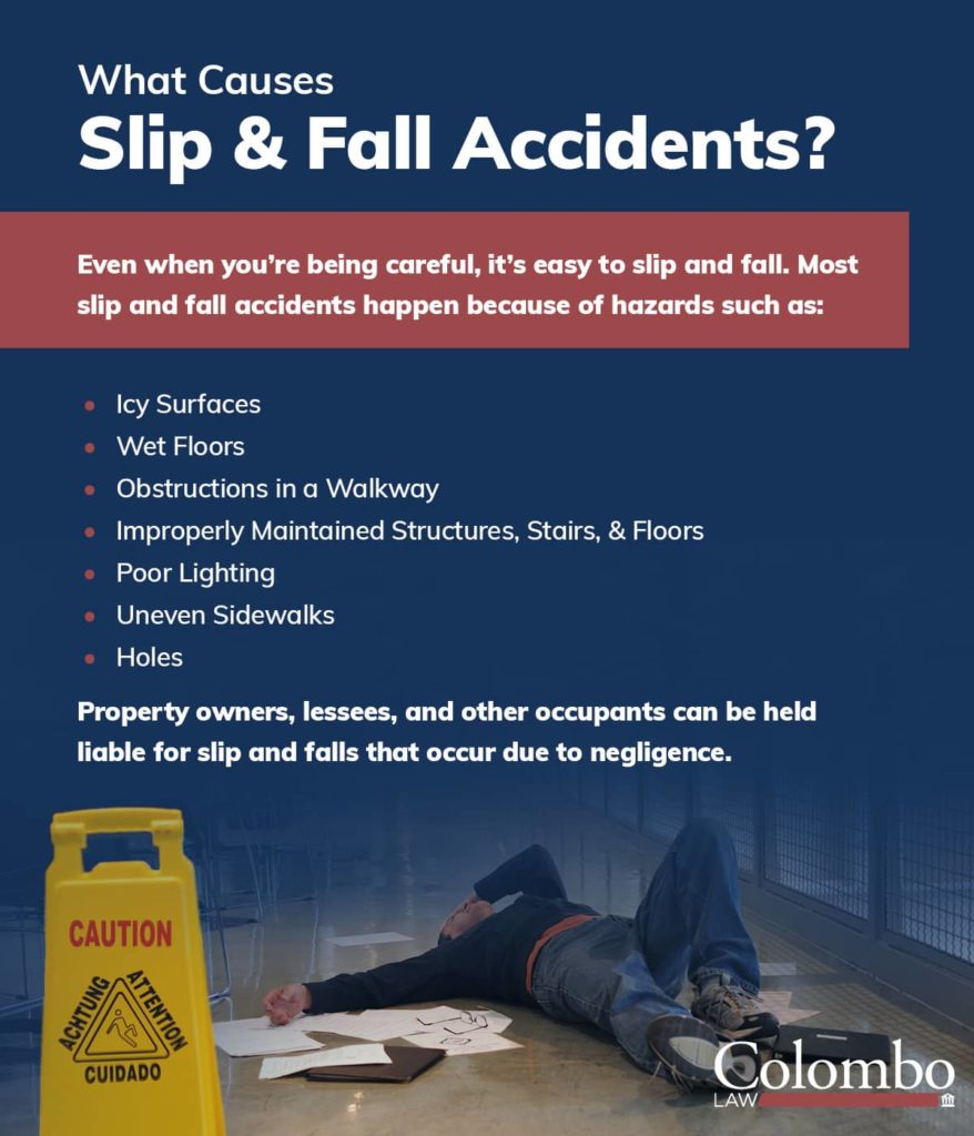 what causes slip and fall accidents?