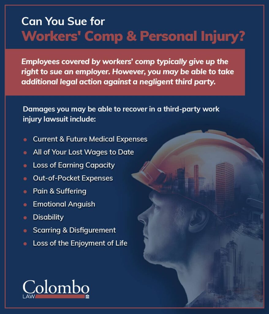 Can you sue for workers' comp & personal injury? | Colombo Law